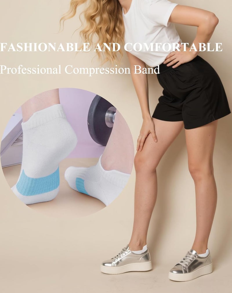 Darller 6 Pairs Ankle Socks for Women - Lightweight Low Cut No Show Casual Cotton Socks Breathable - Image 5